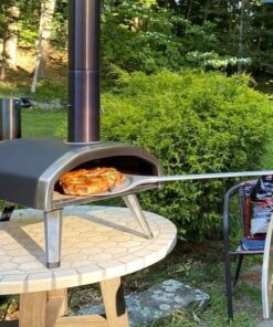ooni Pizza Turning Peel – Pizza Turner - Long Handle Lightweight Metal Pizza Peel for Making Homemade Pizza Outdoor Pizza Oven Accessories 15 61Ajui1VH2L