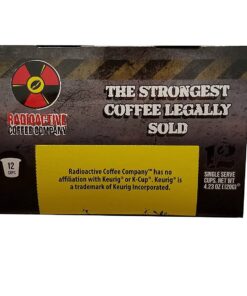 Radioactive Coffee, THE STRONGEST COFFEE LEGALLY SOLD, Single Serve Capsules for Keurig K-Cup Brewers, 12 Count 16 61AkKplPiLL