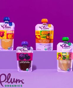 Plum Organics Stage 2 Organic Baby Food - Apple, Raspberry, Spinach, and Greek Yogurt - 3.5 oz Pouch (Pack of 12) - Organic Fruit and Vegetable Baby Food Pouch Apple, Raspberry, Spinach & Greek Yogurt 15 61Anb4i8VL 3
