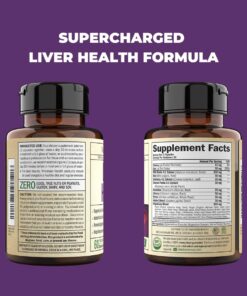 Liver Cleanse Detox & Repair - Artichoke Extract Liver Health Formula for Liver Detox - Liver Supplement with Milk Thistle, Turmeric, Ginger, Dandelion, Zinc & more for Optimal Liver Support. 60 pills 26 61Aoeak1DiL