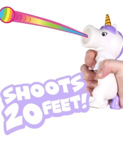 Hog Wild White Unicorn Popper Toy - Shoot Foam Balls Up to 20 Feet - 6 Rainbow Balls Included - Age 4+ 11 61ApAPOei7L