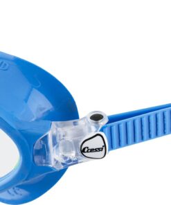 Cressi Kids Comfortable Silicone Mask with Adjustable Strap, for Snorkeling and Pool - for Children 5 to 10 years old - Moon: made in Italy Azure/Lime 8 61Ar3i4NxSL