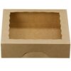 ONE MORE 10inch Natural Kraft Bakery Pie Boxes With PVC Windows,Large Cookie box 10x10x2.5inch 12 of Pack (Brown,12) 17 61As8rKFiNL