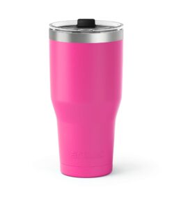 Alternative view of Arctic Tumblers | 30 oz Matte Pink Insulated Tumbler with Straw & Cleaner - Retains Temperature up to 24hrs - Non-Spill Splash Proof Lid, Double Wall Vacuum Technology, BPA Free & Built to Last 30 oz Tumbler Matte Pink Powder Coat