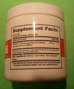 Genius Caffeine Pills 100mg, Extended-Release Microencapsulated Caffeine Pills - All-Natural Non-Crash Sustained Energy, Focus & Concentration Supplement - Nootropic Brain Booster - 100 Capsules 39 61AuZt4s66L