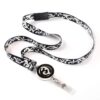 ID Avenue Lanyards for Women 19" Ribbon Lanyard ID Holder with Badge Reels Retractable for Nurses Office Workers Teachers Students Breakaway Lanyards for Id Badges (Ebony and Ivory) 19 61AvwpeWGXL