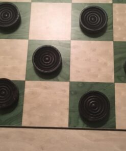 WE Games Checkers Pieces Only, Wooden Checker Board Game Pieces, 24 Red and Black Stackable Player Pieces with a Drawstring Storage Bag, 1.5 Inch Diameter Carved Versatile Backgammon Game Pieces 26 61AwfBczNGL