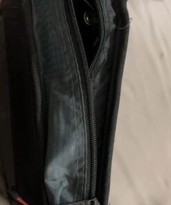 Case-it The Mighty Zip Tab Zipper Binder - 3 Inch O-Rings - 5 Color Tab Expanding File Folder - Multiple Pockets - 600 Sheet Capacity - Comes with Shoulder Strap - Black D-146 Single 31 61Ax4AD5EuL