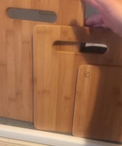 Totally Bamboo 3-Piece Bamboo Cutting Board Set; 3 Assorted Sizes of Bamboo Wood Cutting Boards for Kitchen Solid 3 Piece Set 43 61Ay8De4anL