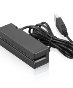 2xhome - POSMATE - USB Mini Credit Card 3 Track Hi Lo Co Magnetic Reader Swiper for POS System Cashier Registry Cash Register Quickbook Pack of 1 4 61Az7X4yEiL