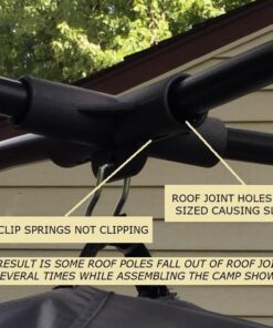 Texsport Portable Outdoor Camping Shower Privacy Shelter Changing Room, Gray, 1 Count (Pack of 1) 54 61AzKeg2QiL