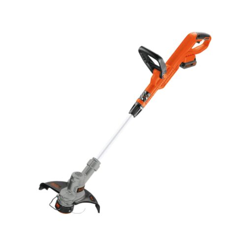 BLACK+DECKER 20V MAX Cordless String Trimmer, 2 in 1 Trimmer and Edger, 12 Inch, Battery Included (LST300) 20V String Trimmer Kit