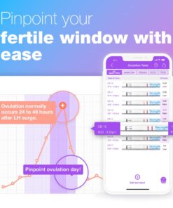 Alternative view of Ovulation Test Strips Powered by Premom Ovulation Predictor APP, FSA Eligible, 40 Ovulation Test and 10 Pregnancy Test Strips, 40LH +10HCG | Package May Vary 50 Piece Assortment