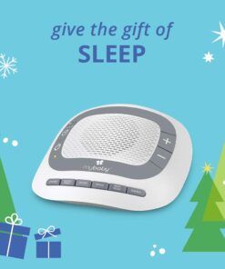 MyBaby SoundSpa White Noise Machine for Babies | 6 Soothing Lullabies for Newborns, Sound Therapy for Travel, Relaxing, Kids, Newborns, Baby Songs, Adjustable Volume, Auto-off Timer, By HoMedics 1 Count (Pack of 1) 29 61B1bJmk43L