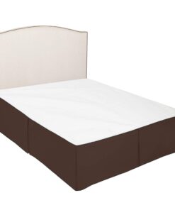 Nestl Dark Brown Bed Skirt Queen Size - Queen Bed Skirt 14 Inch Drop - Brushed Microfiber Bed Skirts - Hotel Quality Pleated Bed Skirt - Shrinkage & Fade Resistant 22 61B34cBB1L