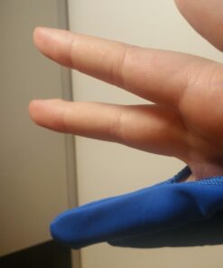 SENHAI Digital Artist Gloves for Graphic Tablet Pen Display, 3 Pack Free Size 2 Finger Gloves for drawing painting - Sapphire Blue, Pink, Black 3 colors - Sapphire Blue, Pink, Black 32 61B3MalVv L