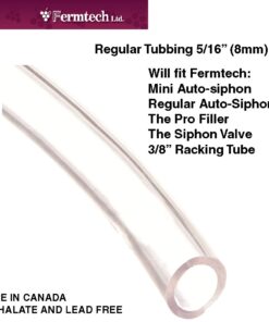 Alternative view of Fermtech Food Grade Vinyl Tubing - 10 feet 5/16 ID - 7/16 OD, Clear
