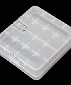 Honbay Battery Storage Case/Box/Organizer/Holder for 4 18650 Batteries or 8 CR123A Battery, Pack of 6 (White) White 7 61B4zZ8ft2L