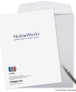 NobleWorks - Jumbo Get Well Card Funny (8.5 x 11 Inch) - Group Humor Greeting Card, Feel Better Soon - Big Get Well Wishes J2721GWG 14 61B534ee6wL