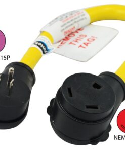 Conntek 14200 15 Amp to 30 Amp RV Pigtail Adapter Flat Plug 8 61B5SEbHtFL