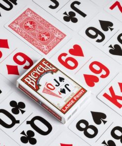 Bicycle Large Print Playing Cards (Color May Vary) 20 61B5Vj4UxqL