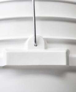 Hudson Exchange Premium 7 Gallon Bucket with Lid, HDPE, White 13 61B66 MvtWL