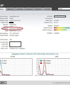 Ubiquiti Nanostation NSM5, 5GHz, 802.11a/n Hi-power 20 dBm Minimum, 2x2 MIMO AirMax TDMA PoE Station 13 61B7ulGLAAL