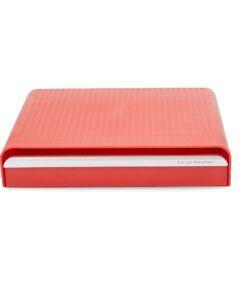 Mind Reader Single Serve Coffee Drawer, 36 Pod Capacity Countertop Organizer, 13.25" L x 12.75" W x 2.75" H, Red Coffee Pod Holder 31 61B8TKKsvLL