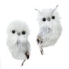 Kurt Adler C2289 5.1" Silver Hanging Owl Christmas Ornament 2 Assorted 3 61B9HD VjfL