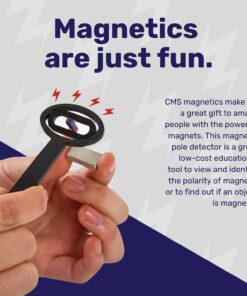 CMS Magnetics - Magnetic Pole Detector, a Handy Polarity Identifier to Determine Magnet's North or South Poles, Great for School Teachers, Science Projects, and Metal Detector 14 61B9xF8sHSL