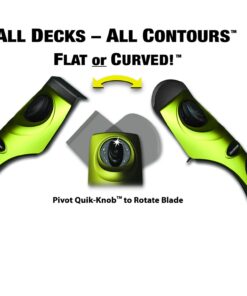 Good Vibrations Grass Hawk Ultimate Mower Cleaning Tool - Lawn Mower Dual Blade Deck Scraper - Clean All Contours of The Deck Flat or Curved 11 61BDMPieQZL