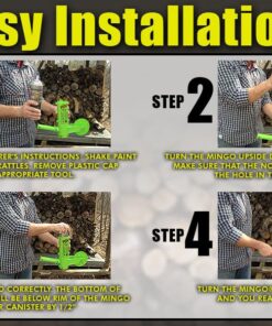 The Mingo Marker Firewood Measuring Tool - Chainsaw Firewood Marking Tool With Marking Wheels - Log Paint Marker -Firewood Measuring Tool For Chainsaw - Logging Tools (Mingo Marker With 16" Wheel) Mingo Marker With 16" Wheel 15 61BDp3sUBQL