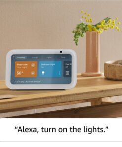 All-new Echo Show 5 (3rd Gen, 2023 release) | Smart display with 2x the bass and clearer sound | Charcoal Device only 26 61BFls2t9eL