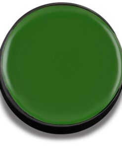 Mehron Makeup Color Cups | Stage, Foundation, Face Paint, Body Paint, Halloween | Face Paint Makeup | Greasepaint .5 oz (14 g) (Green) Green