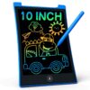 KOKODI 10 Inch Colorful Doodle Board Drawing Pad, Boy Gifts Toys for Age 3 4 5 6 7 Year Old Kids, Mess Free Games Activities Birthday Christmas Stocking Stuffers for Toddlers Blue