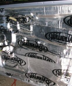 Dynamat 10435 12" x 36" x 0.067" Thick Self-Adhesive Sound Deadener with Xtreme Door Kit,Black 52 61BJVJDIaUL