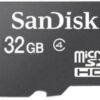 Sandisk 32GB MicroSDHC Class 4  Memory Card & MicroSDHC Card Reader (Bulk)