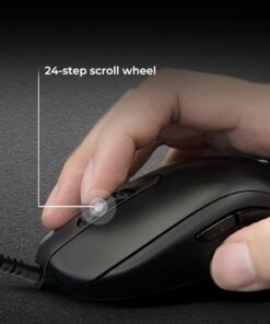 BenQ Zowie FK2-C Symmetrical Gaming Mouse | Professional Esports Performance | Driverless | Paracord Cable | Revisioned C-Features | Matte Black | Medium Size 11 61BOaKQbjQL