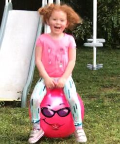 WALIKI Hopper Ball for Kids 3-6 | Hippity Hop | Jumping Hopping Ball | Relay Races | Pink 18” Ages 3-6 (Small) 27 61BOk Pxm L