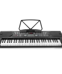 Alternative view of Hamzer 61-Key Portable Electronic Keyboard Piano with Stand, Stool, Headphones, Microphone & Sticker Sheet