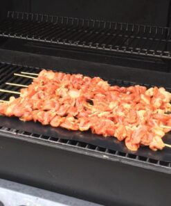 AOOCAN Grill Mat - Set of 5 Heavy Duty Grill Mats Non Stick, BBQ Outdoor Grill & Baking Mats - Reusable, Easy to Clean Barbecue Grilling Accessories - Work on Gas Charcoal Electric - Extended Warranty 5pcs black grill mats 40 61BPnkqPgRL