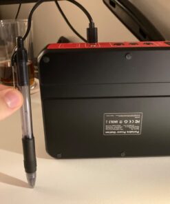 Portable Power Bank with AC Outlet, 83Wh/22500mAh 110V/85W Portable Laptop Charger Battery Bank, External Battery Pack Power Supply for Home Emergency Outage, Outdoor Camping RV Trip Adventure Red 75 61BR T6RN1L