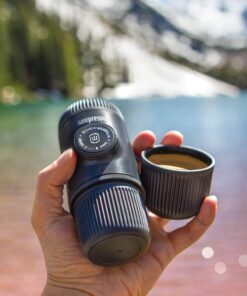 Alternative view of WACACO Nanopresso Portable Espresso Maker, Upgrade Version of Minipresso, 18 Bar Pressure, Small Travel Coffee Maker, Manually Operated. Perfect for Kitchen and Office Black