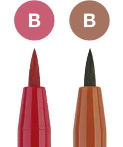 Alternative view of Faber-Castel Pitt Artist Manga Brush Pens, Assorted Colors, 6-Pack Chisel