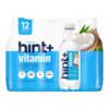 Hint+ Vitamin Coconut, 16 Fl Oz (Pack of 12), Pure Water Infused with Coconut Plus a Vitamin Boost, 50% Daily Value Vitamin C, Vitamin A, B12, Zinc, Zero Sugar, Zero Calories, Zero Diet Sweeteners 20 61BYFfXRvpL