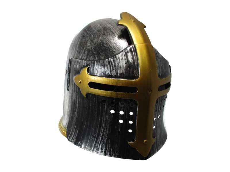 Catalog 7 Nicky Bigs Novelties Medieval Templar Knight Helmet Costume Headwear, Silver, One Size
