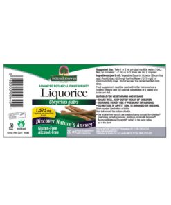 Alternative view of Nature's Answer Licorice Root | Herbal Supplement | Supports Digestive Health | Non-GMO & Kosher | Alcohol-Free, Gluten-Free & Vegan 1oz 1 Fl Oz (Pack of 1)