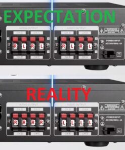 Donner Bluetooth 5.0 Stereo Audio Amplifier Receiver, 4 Channel 440W Peak Power Home Theater Stereo Receiver with USB, SD, FM, 2 Mic in Echo, RCA, LED, Speaker Selector for Studio, Home - MAMP5 19 61BZvdkOUsL