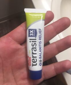 Terrasil® Balanitis Relief - Patented All-Natural, Gentle, Soothing Skin Relief Ointment for Relief from Irritation, Itch, Redness and Inflammation, Balanitis Symptoms - 14g 0.49 Ounce (Pack of 1) 14 61Ba0tBoEqL