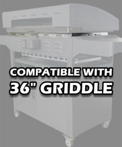 Wind Guards for Blackstone 36 Inch Griddle, Blackstone Griddle Accessories, Stainless Steel Magnetic Wind Screen, Compatible with Rear Grease Cup, Hood and Side Shelf, Gas Saving, Silver For 36" Blackstone Griddle 37 61BdLhu5Q1L